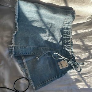 Free people denim skort NWT